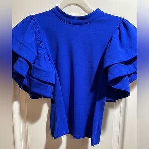 Fun and sexy blue too with gorgeous sleeves